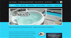 Desktop Screenshot of capecodaquatics.com